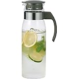 HARIO (ハリオ) 冷蔵庫 ポット スリム N チャコールグレー 1400ml RPLN-14-CGR