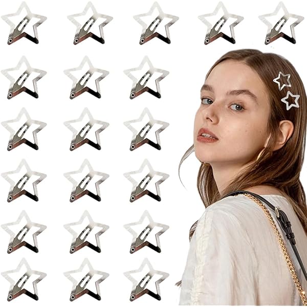 Amazon | 五芒星のヘアクリップ ミニヘアクリップスター