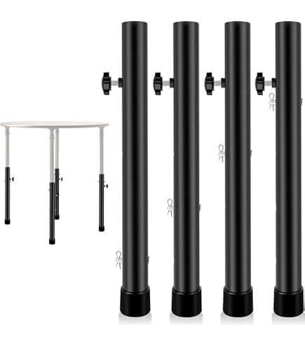 Amazon.co.jp: テーブル 脚 継ぎ足し 4本セット 家具 脚 机 足 高さ