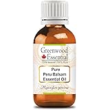 Greenwood Essential ピュア ペルーバルサム エッセンシャルオイル (Myroxylon pereirae) 水蒸気蒸留法 15ml (0.50オンス)
