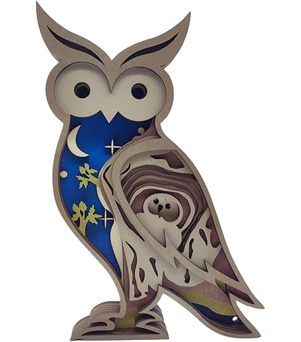 フクロウの木彫刻。幸せフクロウの置物。 木彫り ふくろう 置物 槐 （えんじゅ）の木製 北海道 阿寒湖