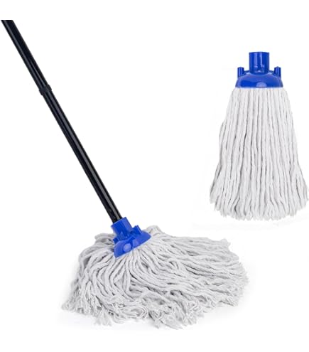 Produktbild von Yocada Looped-End Moppkopf Ersatz – Heavy Duty Baumwolle, Gewerblich & Industriell, Für Nassreinigung