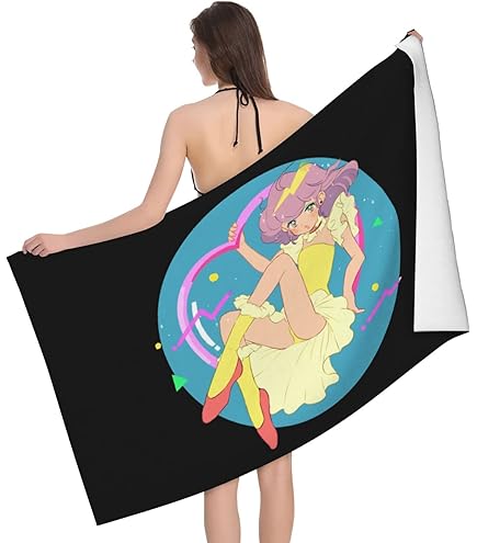 ★レア★ 魔法の天使 クリィミーマミ　バスタオル　森沢優 Amazon.co.jp: 魔法の天使クリィミーマミ バスタオル 森沢優