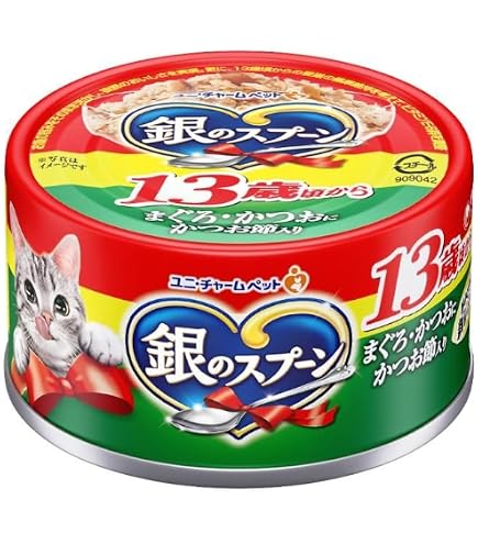 ユニ・チャーム 銀のスプーン缶 15歳以上用 猫用缶詰