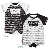 Levis kid’sスカル柄半袖コンビ　ブラック　80