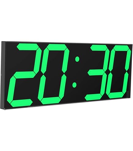 ★未開封品★CHKOSDA 27インチ両面デジタル壁掛け時計（レッド） Amazon.co.jp: CHKOSDA 27インチ両面デジタル壁掛け時計、タイマー