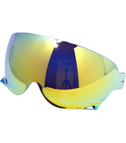 Amazon | ショウエイ(SHOEI) シールド CJ-3 スモークミラー ゴールド