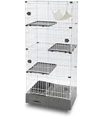Amazon.co.jp: アイリスプラザ システムトイレ一体キャットケージ 3段