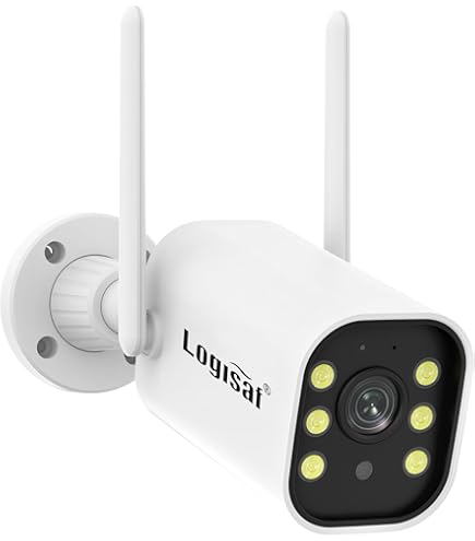 Amazon.co.jp: 防犯カメラ 屋外 ワイヤレス Logisaf 300万画素 増設