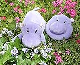 布のおもちゃ ラトル・ガラガラ&ぬいぐるみ 2個組みセット かば