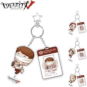Identity V 第五人格 キーホルダー キーホルダーシリーズ アイデンティティV 公式サイトグッズ キーホルダー 飾り 萌えグッズ コスプレ小物 小道具 かわいい 庭師 医師 空軍 占い師 ハロウィン プレゼント ギフト (Eli Clark)