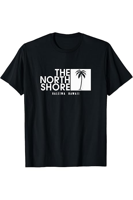 Amazon | ノースショア ハワイ ヤシの木 Tシャツ | Tシャツ 