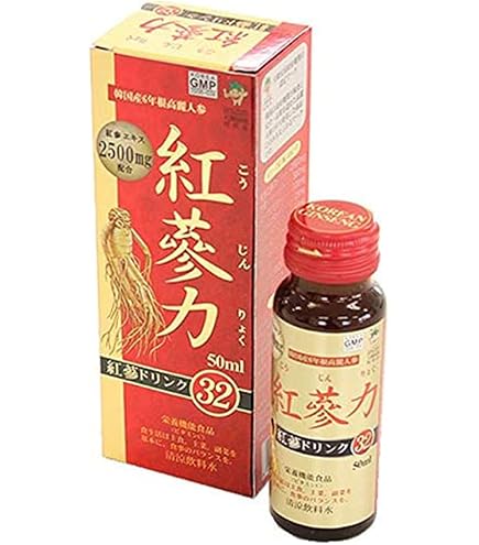 Amazon | 【高麗貿易ジャパン】 紅参ドリンク 紅参力32 50ml