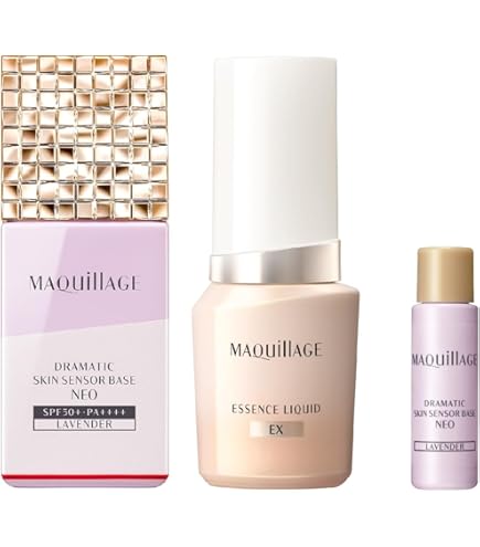 MAQuillAGE 下地　モイストクリームファンデーション新品未開封セット Amazon.co.jp: マキアージュ ベースメイクセット │ 化粧下地 ＋