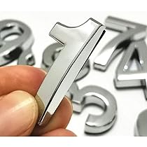 Amazon | dilib ドア 番号 ナンバープレート 数字 シール 表札