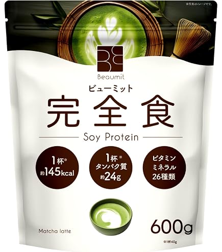 Amazon | Beaumit 完全食 ソイプロテイン 完全栄養食 たんぱく質24g