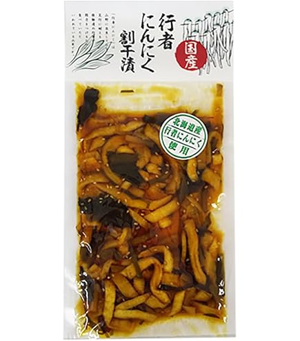 Amazon | 行者にんにく醤油漬け 180g (北海道産行者ニンニク使用)ぎょ