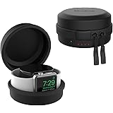 Smatree Apple Watch 充電器 Apple Watch SE/Series 9/Series 8/Series 7/6/5/4/3/2/1用充電スタンド Apple Watch ケース 収納しながら充電でき 持ち運びに便利 防水 耐衝