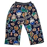 ZOOMIC ベビー 総柄 中綿パンツ ネイビー 90cm