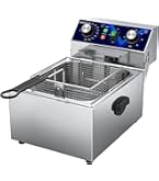 Amazon.co.jp: PUNIDI 電気フライヤー 12L 業務用 家庭用可 卓上 100V