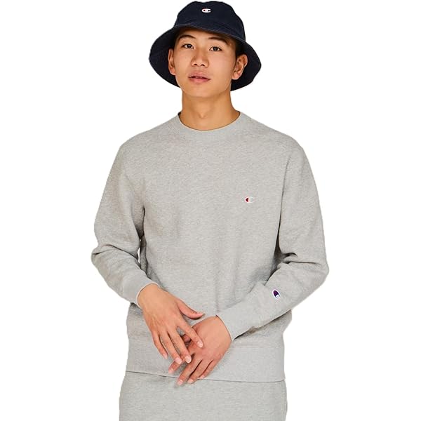 Amazon.co.jp: [チャンピオン] トレーナー スウェット 長袖 丸首