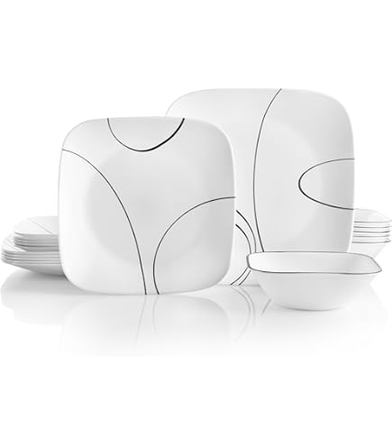 ★エンボス★CORELLE★26cmプレート4点セットエンボスベラファエンツァ Amazon.com | Corelle Embossed Bella Faenza 18 Ounce Soup