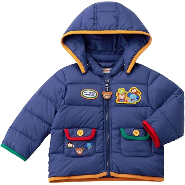 Amazon.co.jp: [ミキハウス] ダウンジャケット 男の子 女の子 ベビー