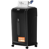 KYOCERA 電動シュレッダー 30mm Amazon.co.jp: シュレッダー 電動 業務用 30L大容量 18枚同時細断