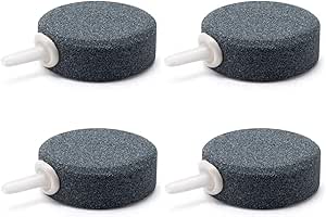 Amazon Jutosu 40mm丸形エアストーン ミネラルをリリース ポンプ ミネラルをリリース水族館 魚タンク水耕栽培用グレー エアーストーン セット 丸形エアストーン水槽酸素石 空気石 酸素を出す石 エアストーン 気泡ディフューザー バブルメイト ミニ