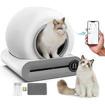 Amazon | 猫 トイレ 自動 最新型全自動猫トイレ センサー付き 低ノイズ 