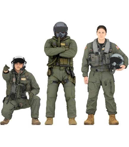 Amazon.co.jp: figreal 1/72 航空自衛隊員セット001a 4体 彩色済み