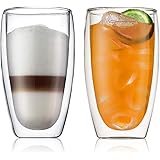 【正規品】 BODUM ボダム PAVINA パビーナ ダブルウォールグラス 450ml 2個セット 4560-10