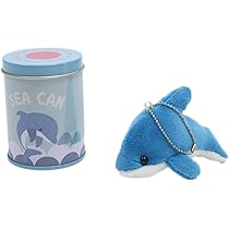 Amazon.co.jp: テイクオフ ぬいぐるみ SEA缶 イルカ ブルー : おもちゃ