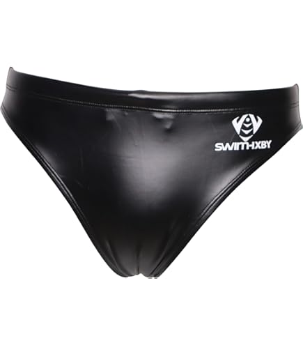 Amazon.co.jp: メンズ 水球用競泳水着（ポロパン） ブラック/レッド (L