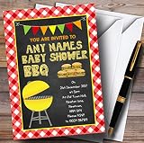 国BBQ Invitationsベビーシャワー招待状 200 Invitations