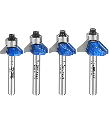POWERTEC 14° Dovetail Router Bit – 1/2" Cutting Diameter, 1/2" Shank, Tungsten Carbide, Anti-Kickback For Woodworking