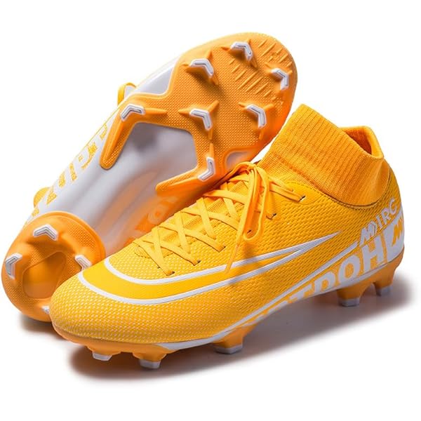 サッカーシューズ ニットタイプ 青/黄 Amazon | サッカーシューズ メンズ スパイク サッカー
