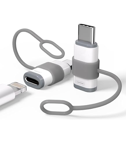 Amazon.co.jp: USB Cメス to Lightningオス変換アダプター（3個入り