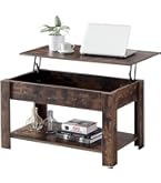 Amazon.co.jp: ローテーブル 昇降式 一人暮らしリビングテーブル 隠す