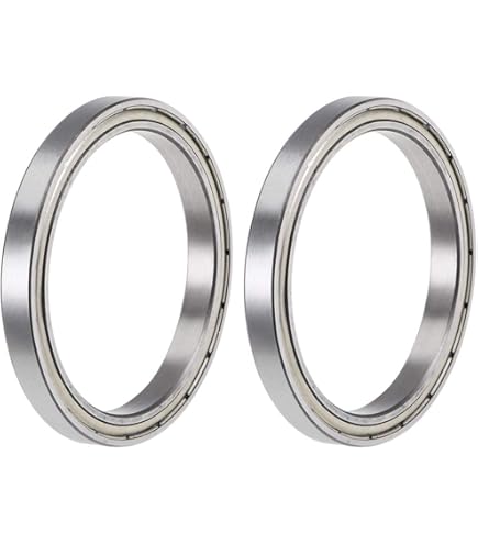 Amazon | Kozelo 深溝玉軸受 63005-2RS - [25mm x 47mm x 16mm] クロム