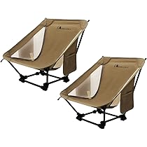 Amazon.co.jp: MOON LENCE アウトドア チェア ローチェア キャンプ