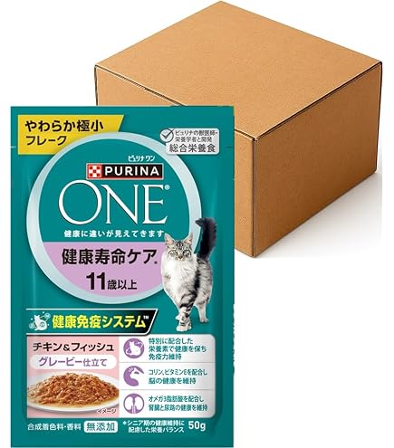 Amazon.co.jp: ピュリナワン パウチ 健康寿命ケア 7歳以上 チキン