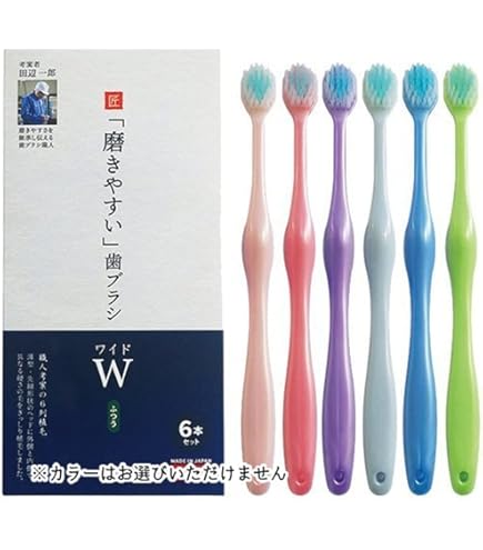 Amazon | 磨きやすい歯ブラシ 極 ふつう 先細毛 6本セット LT-53