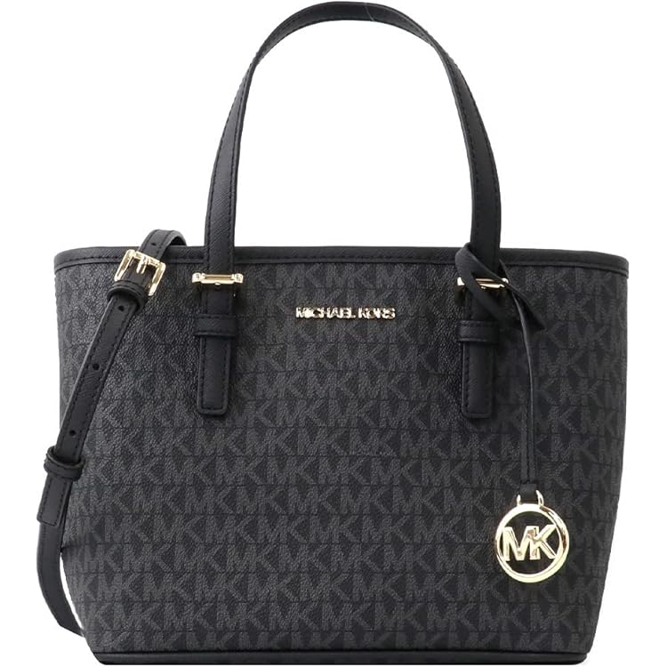 Amazon | [マイケルコース] バッグ ハンドバッグ ミレラ ジャカード