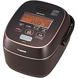 象印 炊飯器 5.5合 圧力IH式 極め炊き 鉄器コート豪熱羽釜 ブラウン NW-JT10-TA