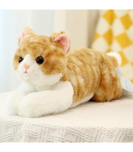 KOSEN 猫のぬいぐるみ 白と茶色 KOSEN 猫のぬいぐるみ 白と茶色 KOSEN 猫のぬいぐるみ 白と茶色