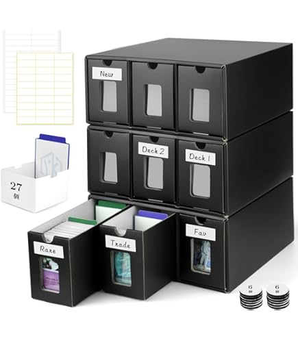 Amazon.co.jp: ひきだすとれーじ ストレージボックス トレカ 大容量