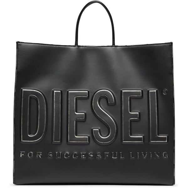Amazon | [ディーゼル]トートバッグ DSL ブラック X08923 DSL SHOPPER