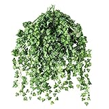 GJTr 観葉植物 アイビー 壁掛け 造花 人工 フェイク グリーン 緑 植物 A 10本 セット