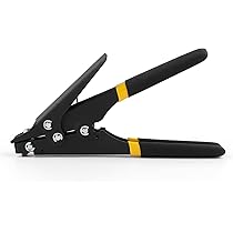 5-Blade Hand Crimper Tool For Sheet Metal - HVAC Ductwork, Downspout, Stove Pipe (24-28 Gauge)